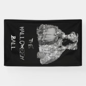 Der Halloween-Ball (auf schwarz) Banner (Horizontal)