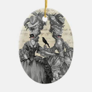 Der Halloween-Ball Keramikornament