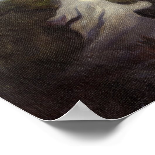 Der Halloween-Baum Poster (Ecke)