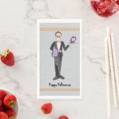 Der Halloween-Butler Serviette (Beispiel)