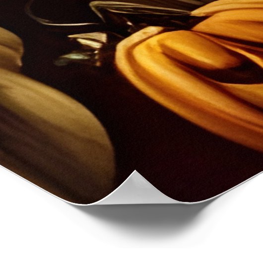 Der Halloween-Labrador Poster (Ecke)