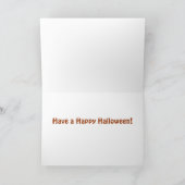 Der Halloween-Laterne Karte (Innenseite)