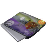 Der Halloween-Nebel Laptopschutzhülle (Vorne Knopf)