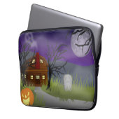 Der Halloween-Nebel Laptopschutzhülle (Vorderseite Links)