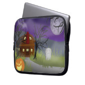 Der Halloween-Nebel Laptopschutzhülle (Vorderseite Links)