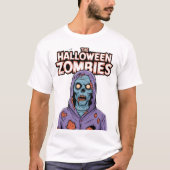 Der Halloween-Zombies-T - Shirt (Vorderseite)