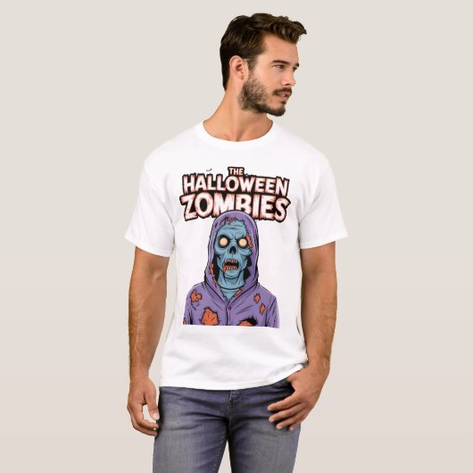 Der Halloween-Zombies-T - Shirt (Vorne ganz)