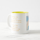 Der Halo des Himmels Zweifarbige Tasse (Vorderseite Links)