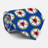 Der Hals-Krawatte Lutherrose Männer Krawatte (Gerollt)