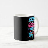 Der Halter des Geschlechts enthüllt freie Pfeile o Kaffeetasse (VorderseiteRechts)