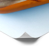 Der Hamburger sieht Sie an | AI Art Poster (Ecke)