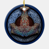 Der Hammer-Anhänger/Verzierung des Thors Keramik Ornament (Hinten)