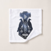 Der Hammer Blitz-Bolzenthors Badhandtuch Set (Waschlappen)