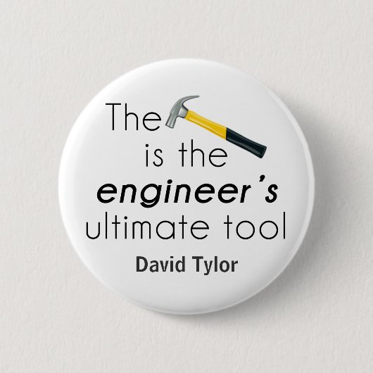 Der Hammer Button (Vorderseite)