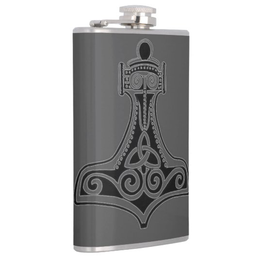 Der Hammer des Thors (grau) Flachmann (Rechts)