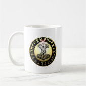 Der Hammer des Thors Kaffeetasse (Links)