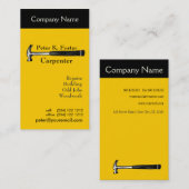 Der Hammer-Reparatur-Dienstleistungen des Visitenkarte (Vorne/Hinten)