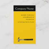 Der Hammer-Reparatur-Dienstleistungen des Visitenkarte (Rückseite)