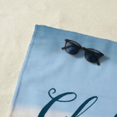 Der Hammock-Strand mit Palmen wird abkühlen Strandtuch (Beispiel)