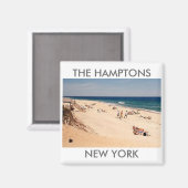 Der Hamptons Beach-Magnet Magnet (Vorderseite/Rückseite)