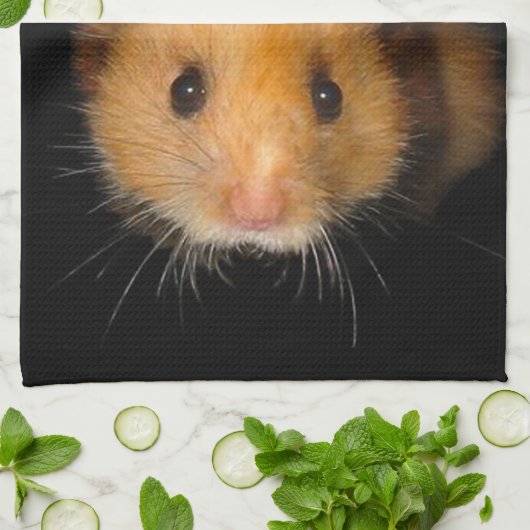 Der Hamster Geschirrtuch (Gefaltet)