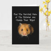 Der Hamster Karte (Gelbe Blume)