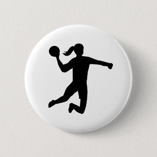 Der Handball der Frauen Button
