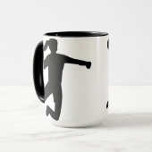 Der Handball der Frauen Tasse (Vorderseite Links)