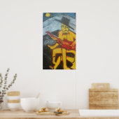 DER HANDLUNGSLOSE GITARIST POSTER (Küche)