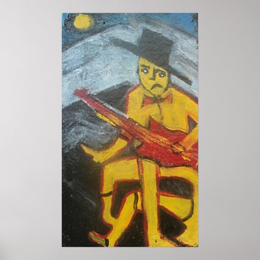 DER HANDLUNGSLOSE GITARIST POSTER (Vorne)