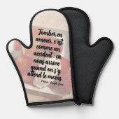 Der Handschuh der Liebe Ofenhandschuh (Vorderseite/Rückseite)