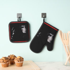 Der Handschuh - Ofenhandschuh & Topflappen-Set