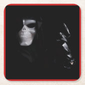 Der Handschuh - Rechteckiger Pappuntersetzer (Vorderseite)