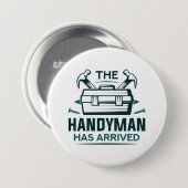Der Handyman ist angekommen Button (Vorne & Hinten)