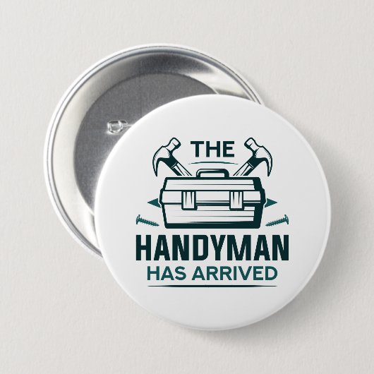Der Handyman ist angekommen Button (Vorne & Hinten)