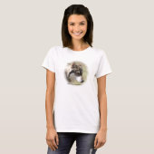 Der Hanes ComfortSoft® der Wolf-Frauen T - Shirt (Vorne ganz)