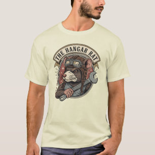 Der Hangar-Ratten-Luftfahrtmechaniker T-Shirt