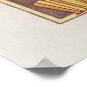 Der hanged Man, die Tarot-Karte, Französisch Poster (Ecke)