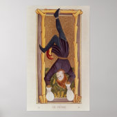 Der hanged Man, die Tarot-Karte, Französisch Poster (Vorne)