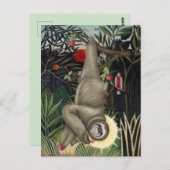 Der Hanged Sloth Postkarte (Vorne/Hinten)