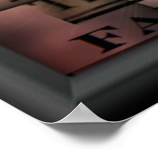 Der hängende Mann Poster (Ecke)