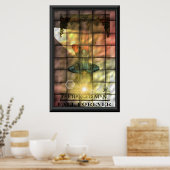 Der hängende Mann Poster (Küche)