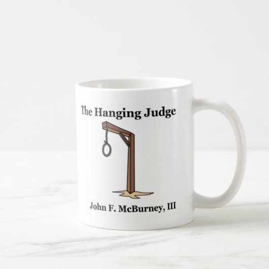 Der hängende Richter Kaffeetasse (Rechts)