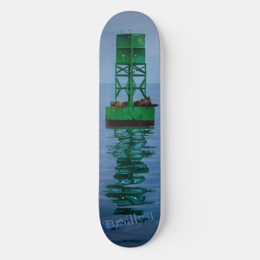 Der Hangout-Platz Skateboard (Vorderseite)