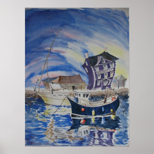 Der Harbourmaster, Aberaeron Poster (Vorne)