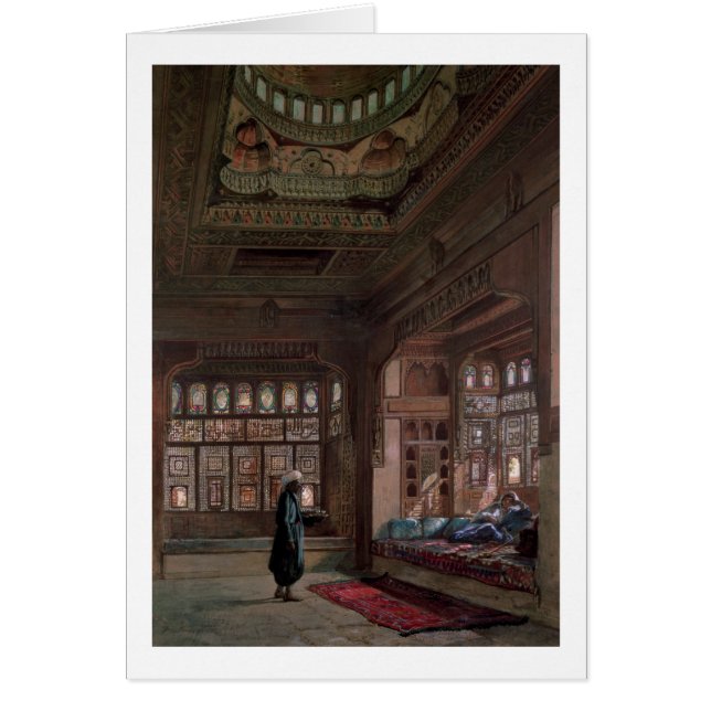 Der Harem von Scheich Sadat, Kairo, 1870 (Vorne)
