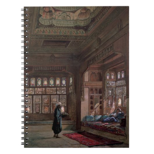 Der Harem von Scheich Sadat, Kairo, 1870 Notizblock (Vorderseite)