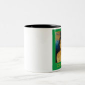 "Der Harlekin-Junge " Zweifarbige Tasse (Mittel)
