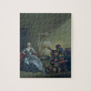 Der Harlekin-Maler, c.1742 (Öl auf Leinwand) Puzzle
