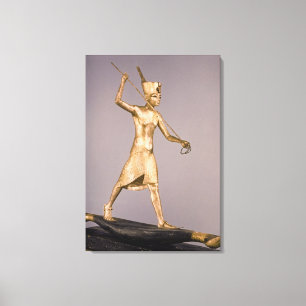 Der Harpooner aus dem Grab von Tutankhamun Leinwanddruck